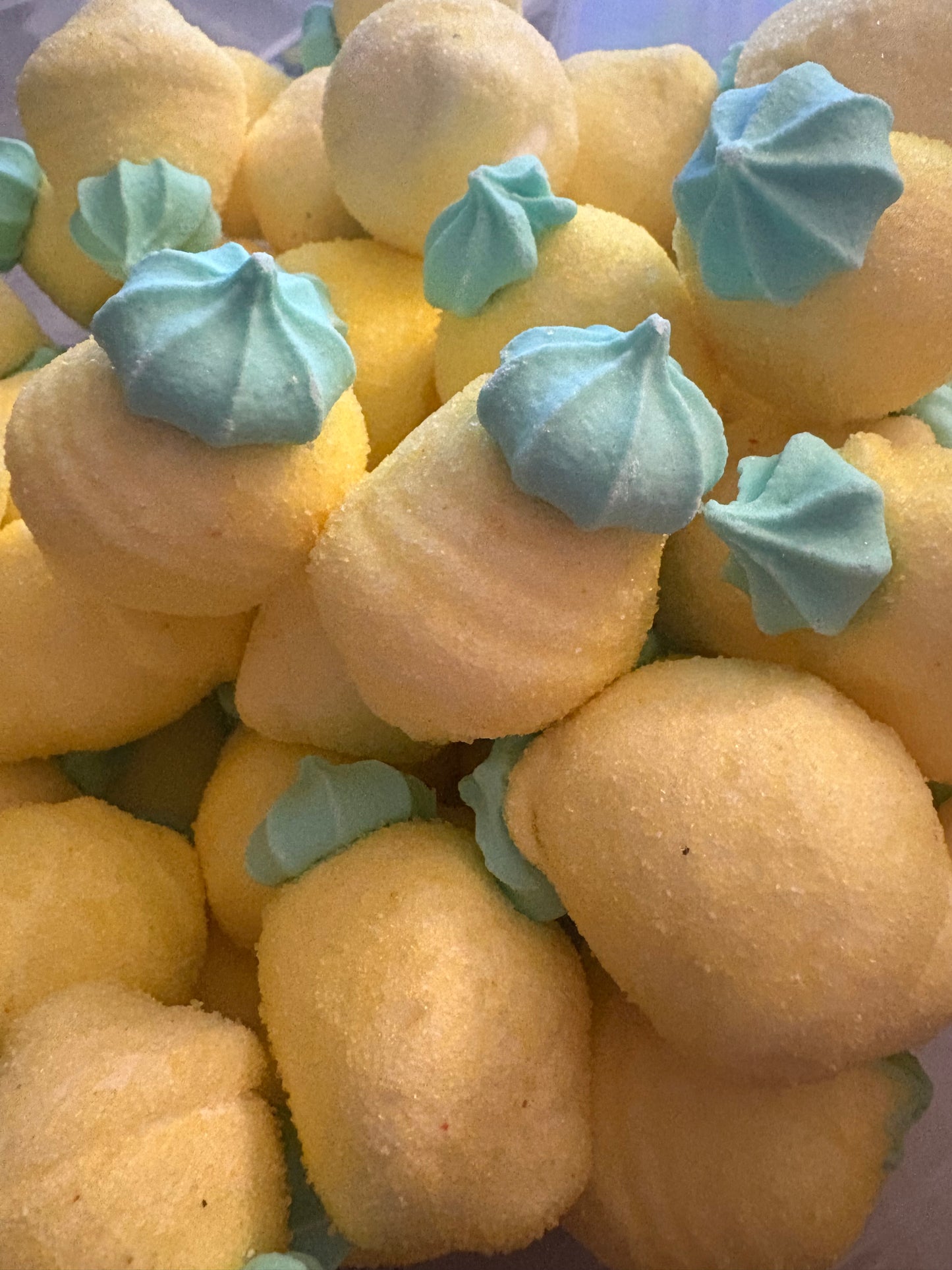 Fraise géante guimauve jaune citron 14 g Dolciara Chirico (à l’unité)