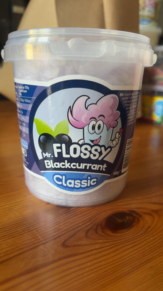 Barbe à papa Flossy Cassis 40 g
